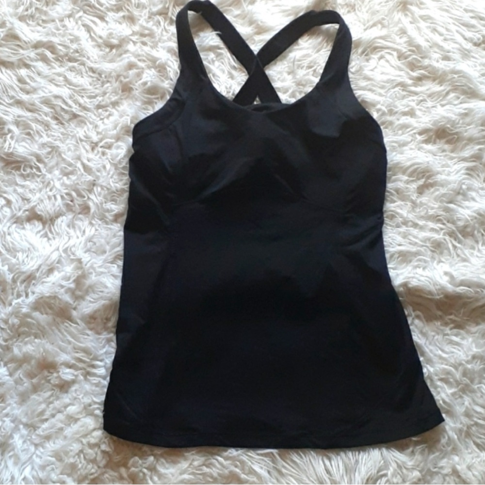 Jockey Black sport padded Tank Top